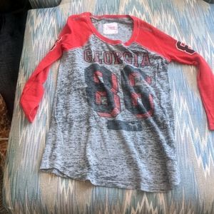 UGA women's vintage football shirt SMALL